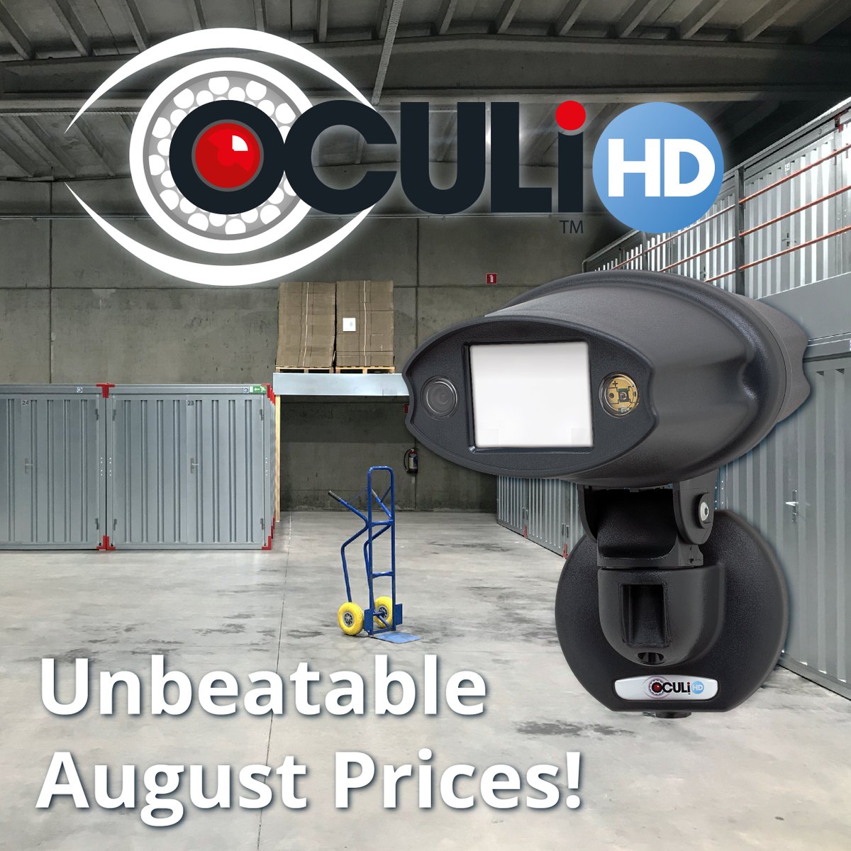 Talk to your security distributor now about special August pricing on OCULi HD - for protection of sites where traditional CCTV can't be used such as vacant properties bit.ly/3pYTG20