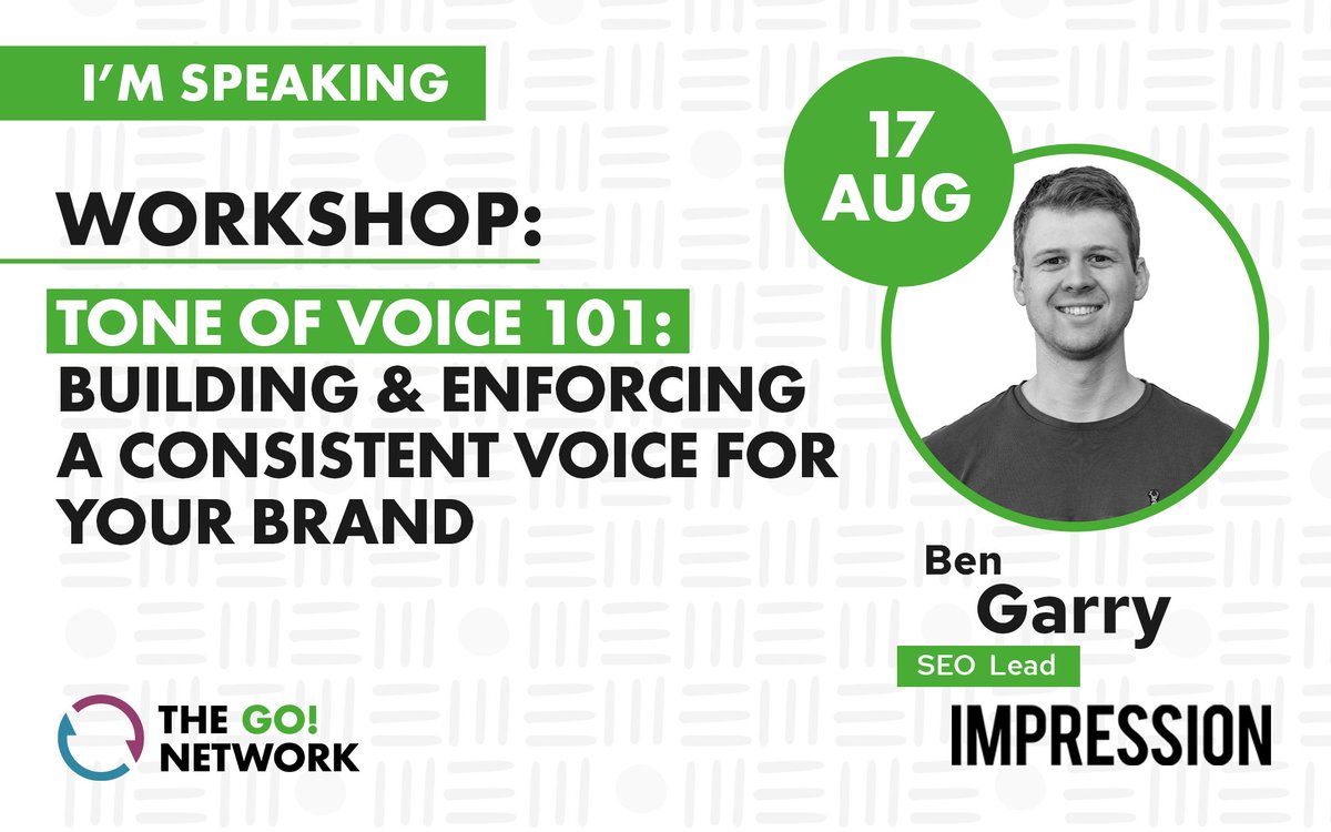 34% of consumers believe that a brand's 'distinct personality' is a key stand-out feature when it comes to attracting them to a brand 🗣

Join us to explore how you can build a brand tone of voice that adds real business value👇 <a href="/thego_network/">The GO! Network</a> <a href="/BenJGarry/">Ben Garry</a>
tinyurl.com/5d58brvd