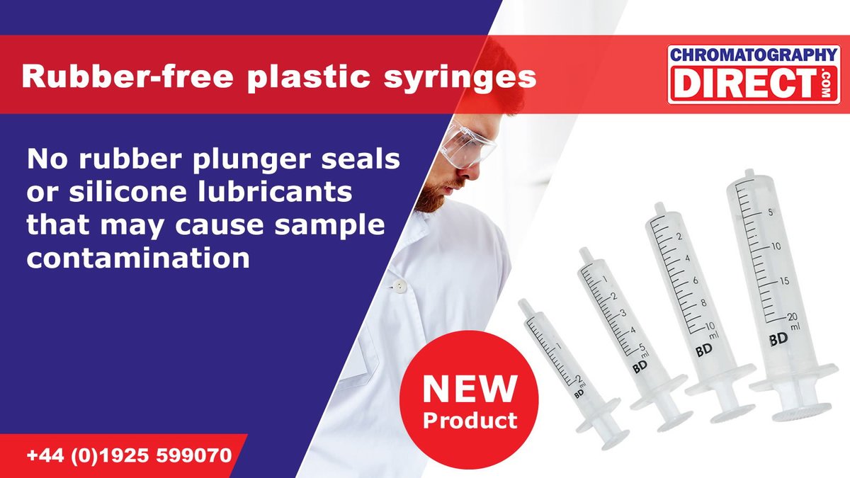 ChromDirect's tweet image. 🌱 Contamination-Free Syringes! 🚀

✅ With no rubber plunger seals or silicone lubricants, you can trust our syringes to ensure the utmost purity of your valuable samples. 💯 hubs.li/Q01-ddpv0

#ChromatographyDirect #ContaminationFreeSyringes #LabEssentials #SamplePurity