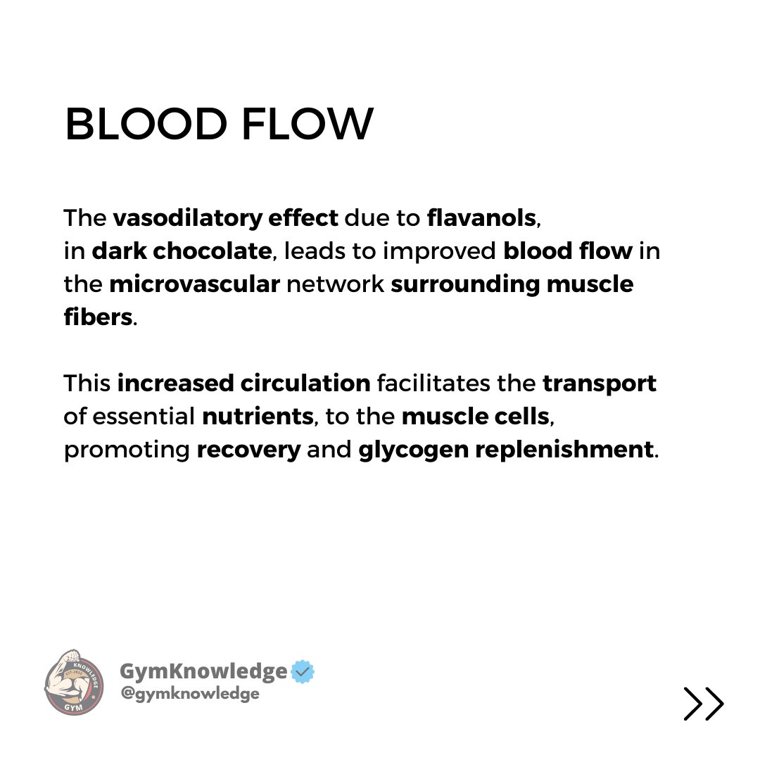 GymKnowledgeOne's tweet image. 🍫🏋️‍♂️ Enhance Your Muscle Recovery with Dark Chocolate! 🍫

Did you know that a little indulgence in dark chocolate can actually benefit your post-workout recovery? 

#MuscleRecovery #DarkChocolateBenefits #FitnessScience #PostWorkoutFuel #HealthyIndulgence #ScienceBehindExercise