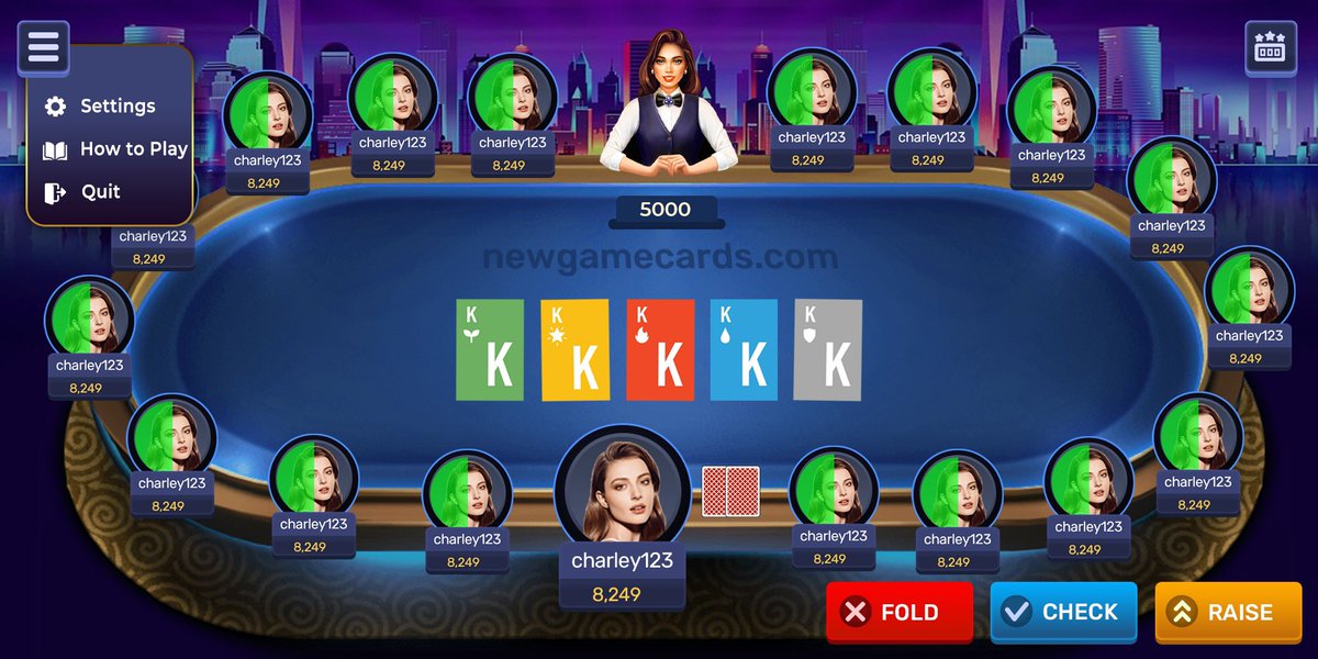 una muestra de como se ve una mesa de 18 jugadores, no crees que es bueno que los jugadores tengan esa opcion de jugar con amigos? @the_5_elements