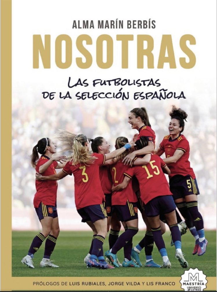 Por si alguien quiere saber algo más de la <a href="/SEFutbolFem/">Selección Española Femenina de Fútbol</a> acudimos a la LITERATURA DEPORTIVA y a esta recomendación. Este libro de <a href="/almaber14/">Alma Marín Berbís</a>: NOSOTRAS. Una apuesta de <a href="/Planetadelibros/">PlanetadeLibros</a> a través de su sello <a href="/UniversoDL/">Universo de Letras</a>.