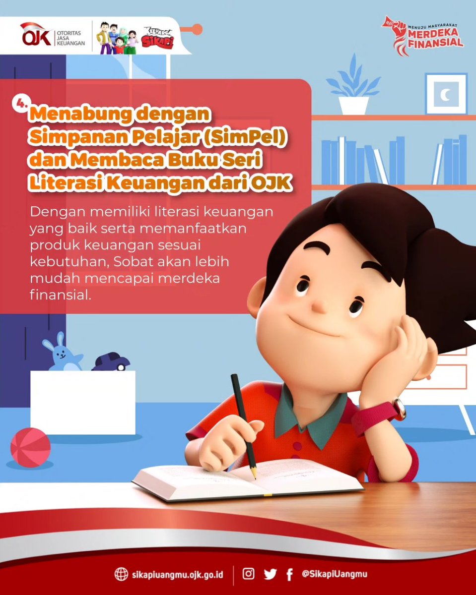 sikapiuangmu's tweet photo. Berikut adalah tips menyambut kemerdekaan ala Keluarga Sikapi, kalo Sobat ada tips apalagi nih?
#merdekafinansial #merdekabelajar https://t.co/eUmazzdMhZ