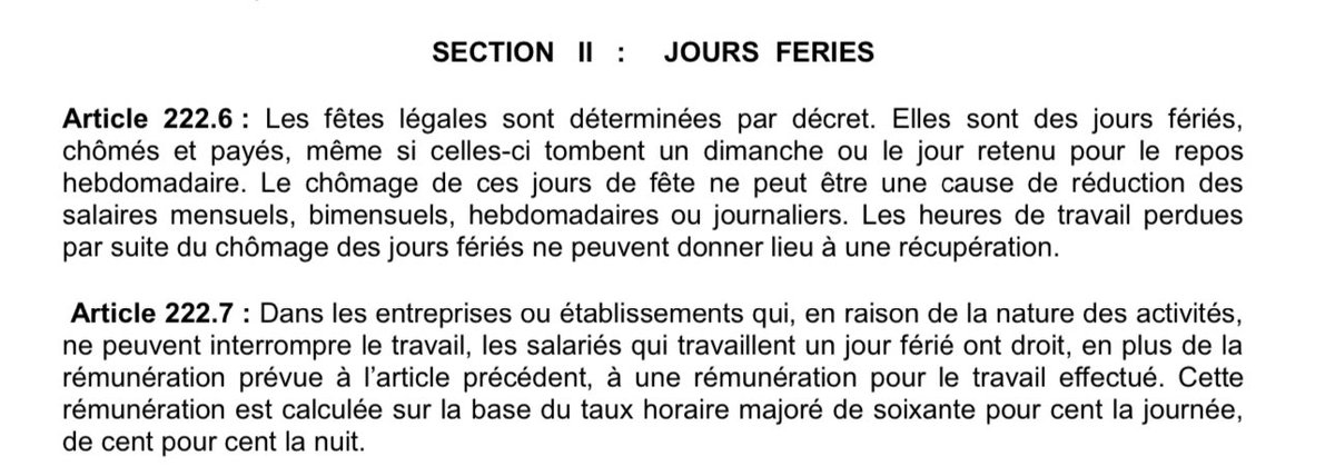 FacelyKonate1's tweet image. Bon à savoir… 
#CodeDuTravail #Guinée