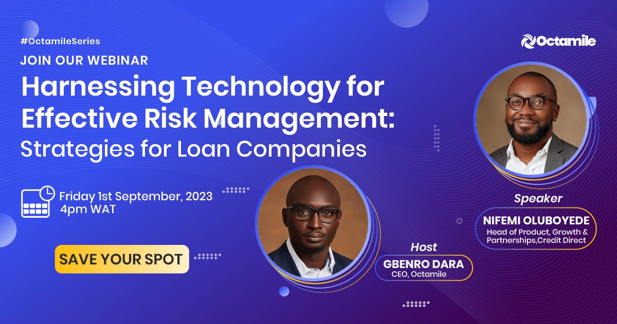 Learn more about our Guest Speaker @nifemioluboyede🤗

Nifemi’s experience cuts across Operations and Product Roles roles in the Traditional Banking and Fintech space with the likes of Zenith Bank, SystemSpecs (Remita), TeamApt, Carbon (One Finance), FairMoney, Kuda and he