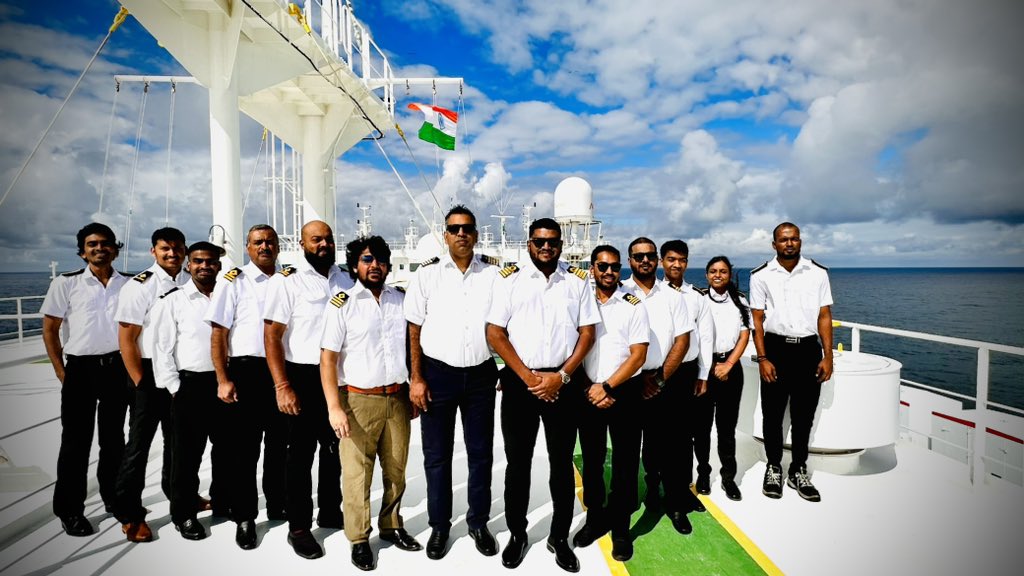 'On this special day, M/V Thalatta joins the nation in celebrating the blessings of freedom and the pursuit of happiness. Happy Independence Day!'

#indianindependenceday 🇮🇳