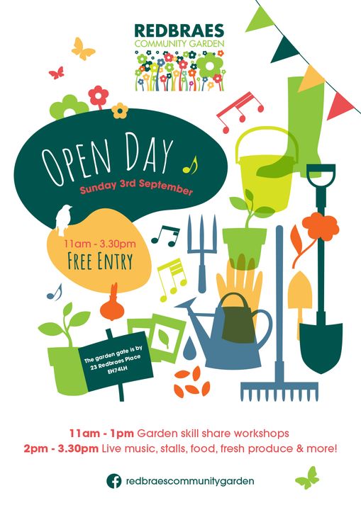 🥦🥕🍎🍓Sun. 3 Sept: Redbraes Community Garden open day!
Spot fun &amp; inspiration here:
goo.gl/maps/FFfen6CRA…
Inc. skillshare workshop for aspiring, budding or flourishing community #food grower. All free! Come &amp; have discover this hidden haven of peace and tranquillity. 🥦🥕🍓🍎