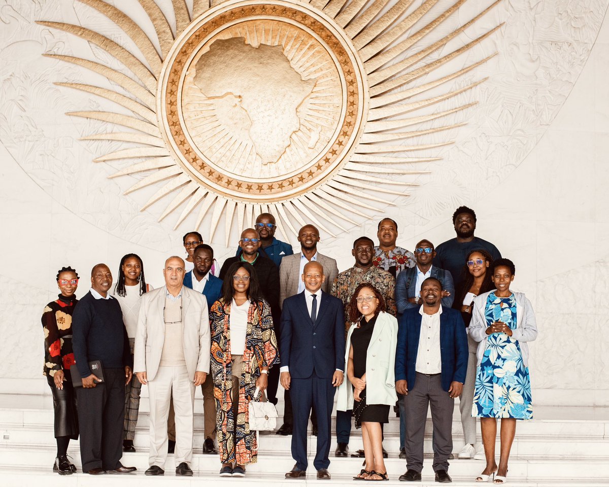 darlingtinho's tweet photo. It’s been an interesting week in Addis Ababa!

As we are wrapping up the African Union’s Continental AI Strategy we have been working on over a year, we visited the African Union (AU) headquarters and had a meeting with the Technology Advisor to the Chairperson the AU. https://t.co/fs7bddwOtS