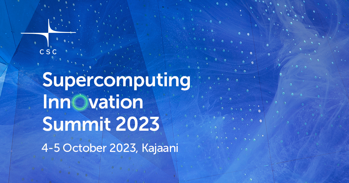 eurocc_finland's tweet photo. Welcome to @CSCfi 's Supercomputing Innovation Summit 2023 in Kajaani – event for companies interested to boost their innovations with supercomputing! 
Two-day program is full of enlightening talks by top speakers and inspiring industrial use cases https://t.co/uPcj2nhTCz https://t.co/01lhqdGO1G