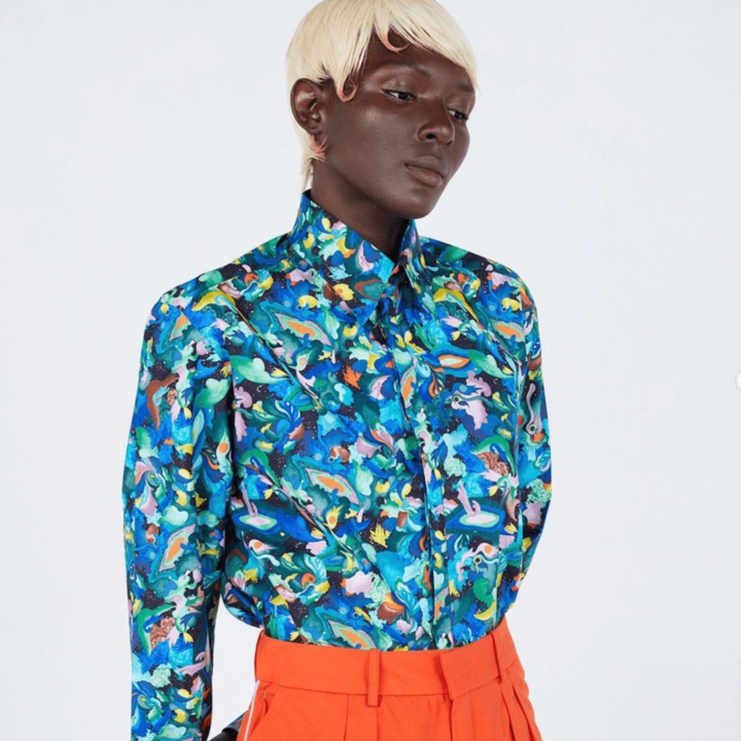 Inspired by multiculturalism &amp; valuing craftsmanship, <a href="/LAURENCEAIRLINE/">LAURENCEAIRLINE</a> is a social &amp; eco-responsible clothing label with graphic &amp; contemporary collections. bit.ly/3s8OyZR

🎉 JOIN our FREE resource hub, #IFDConnect: insider.insidefashiondesign.com.  

#IFD #InsideFashionDesign