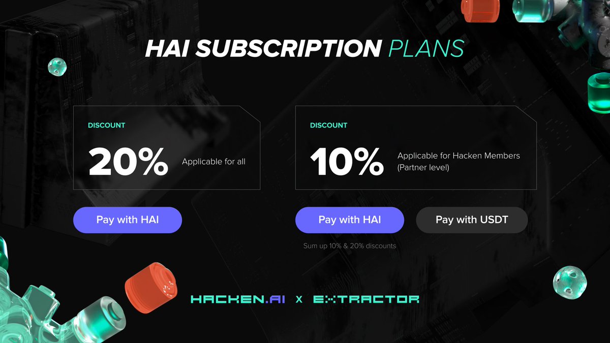 Why #HackenExtractor is one of our favorite $HAI Utilities? 

🧵…