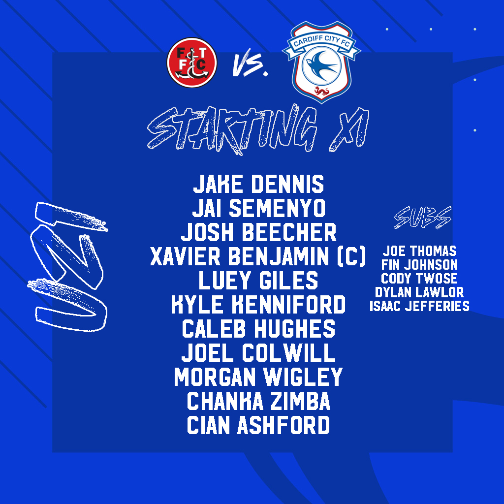 Cardiff City FC on X: 🔢 Here's how the #Bluebirds line up for