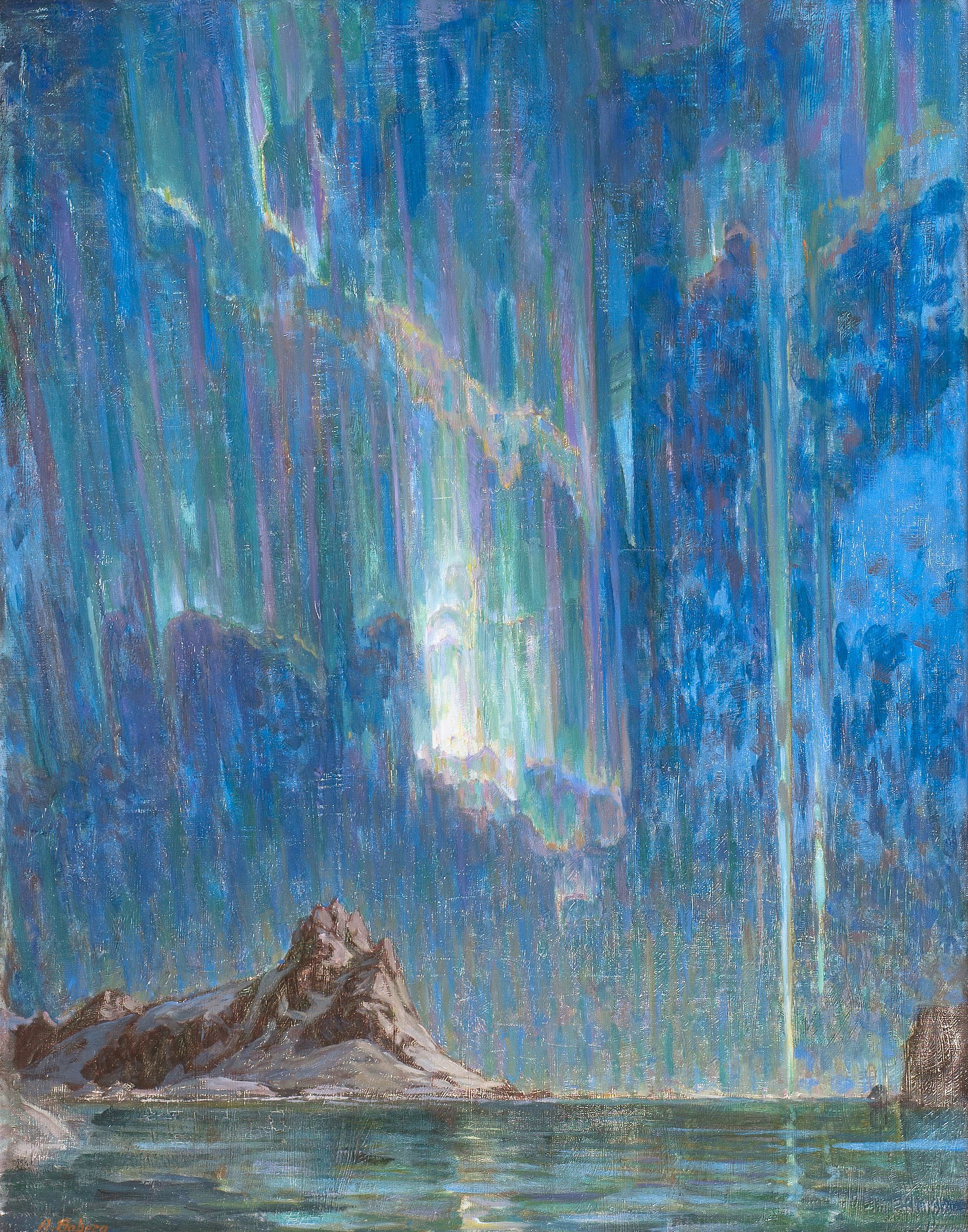 i【真作】 アンナ・オルシェウスカ 風景 1988年 ポーランド N-9 耽美なる絵画とモノ on X: 