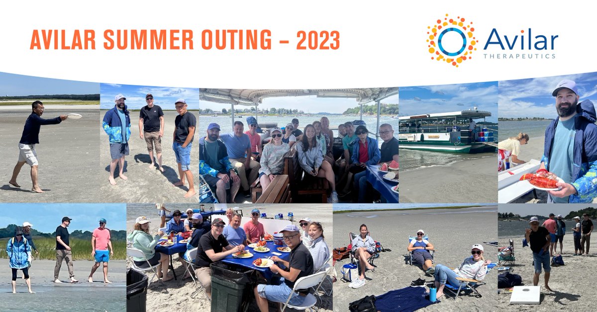 Avilar_Tx's tweet photo. The Avilar team took a well-deserved break from the discovery and development of extracellular protein degraders to enjoy a river cruise and beach day on Boston’s North Shore!
#AvilarGoesExtracellular
#Team
#SummerOuting https://t.co/M8ddr1gy86