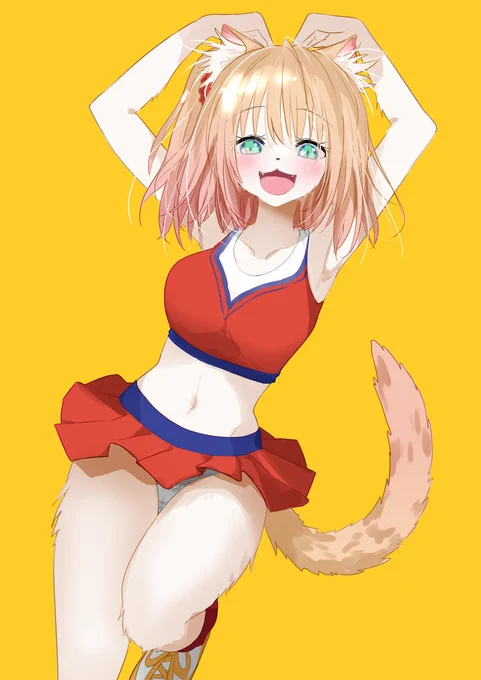 てへっ(再投稿) #ノルウェージャンフォレストキャット #ケモノ 