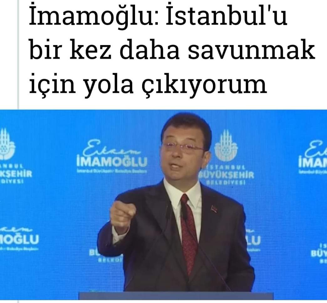 Ekrem İmamoğlu Senin döneminde İstanbul'a verdiğin hiç bir şey yok temizlenen bataklıklar bile 4 senede eskisinden beter oldu... İstanbul halkı bir yanlış yaptı bir daha yapmaz