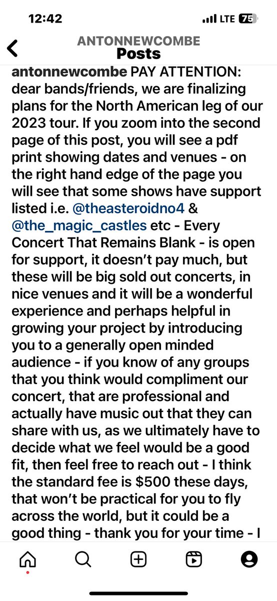 anton newcombe tweet media