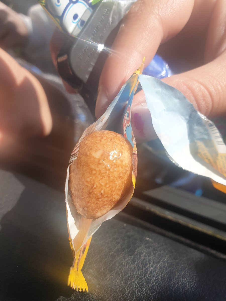 unicornpasty's tweet photo. Erm, my 9yo just came out of the sweet shop with this 🥴🙈 #camelballs #Cornwall https://t.co/k5iu24cdcn