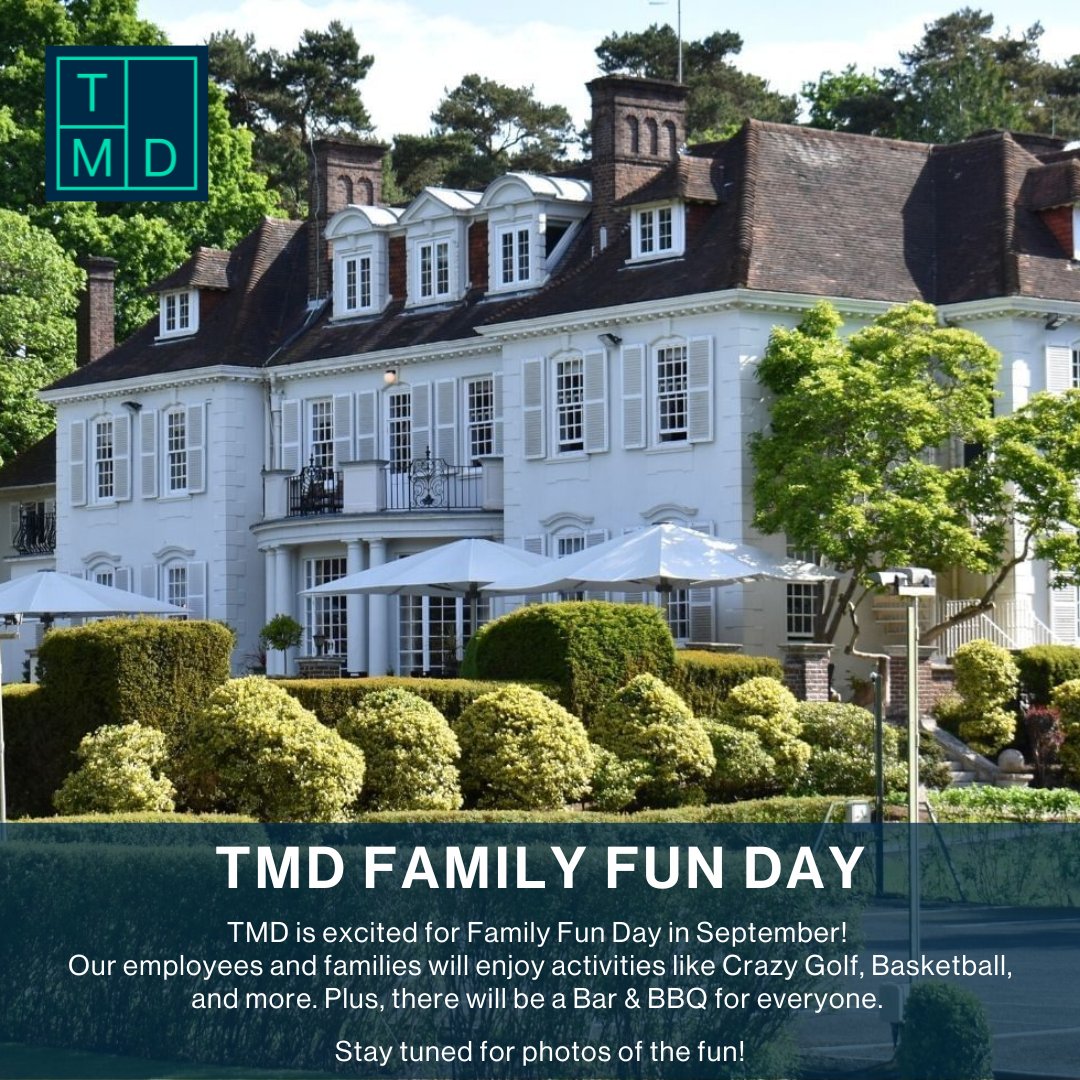 tmdSurveyors's tweet photo. TMD is really looking forward to its Family Fun Day this September, where we invite our colleagues and their families to come together for some food and fun activities.
Keep a look out for our next post!
#TMD #familyfunday #Together #funactivties https://t.co/olfue1fTLf
