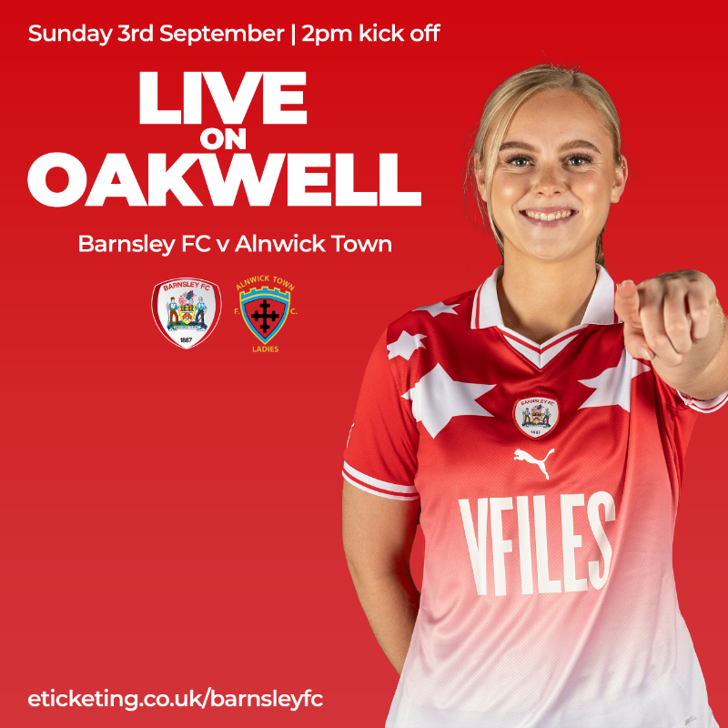 BarnsleyFC's tweet photo. 🎟️ Be a part of history at Oakwell!

Support our Women's Team in their opening game of the new campaign, FREE to all 23/24 Season Ticket Holders! 

Find out more ⤵️