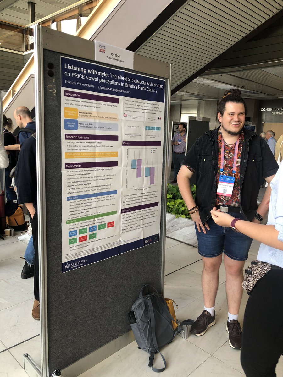 QMUL phoneticians had a great time presenting their work at #ICPhS last week!