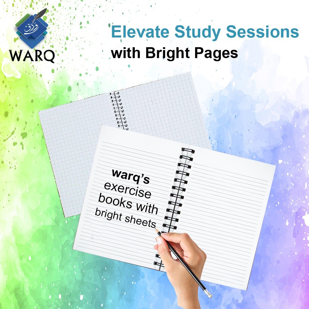 PublisherWarq's tweet photo. Be fearless when you choose Warq as your daily writing partner. Low-quality exercise books can be less expensive but will never be as worthy and bright as Warq's Exercise Book, which has bright pages.

For More info:
https://t.co/xVoK93NQfe

#warq #register #notebook #warqspiral https://t.co/svAyZMBO6S