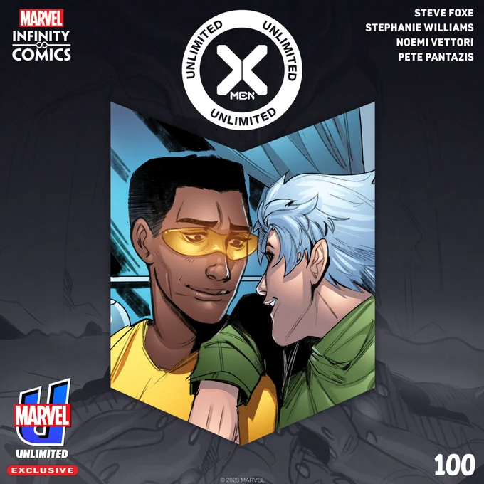 Dave_DSG's tweet photo. #XMEN UNLIMITED #100 is now available exclusively on the @MarvelUnlimited app
https://t.co/S1k9NkSqgf
Writers @steve_foxe #StephanieWilliams
Artist Noemi Vettori
Colorist @PeteColors
#marvelcomics #infinitycomics https://t.co/PjwdGZU1yh