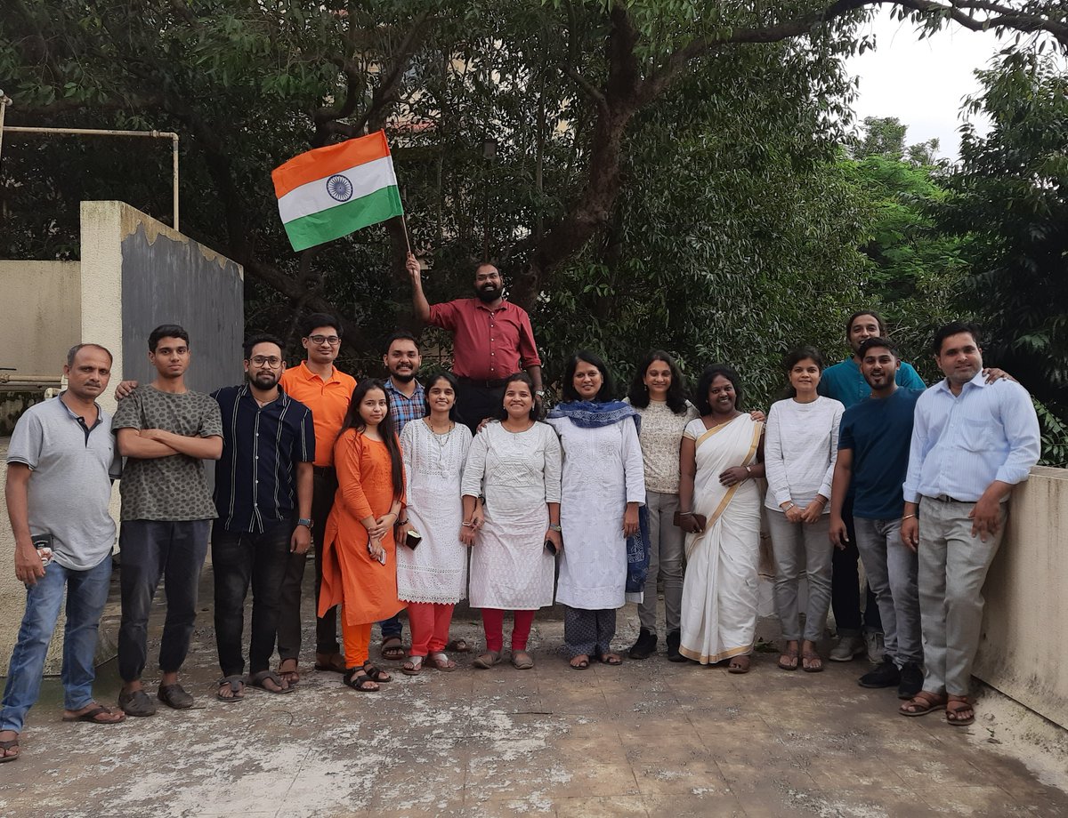 cete_tiss's tweet photo. Happy Independence Day from everyone at CETE, TISS! 
#tiss #harghartiranga  
Photo Credits:  Vikrant Harankhede https://t.co/xZ4QLkrj1w