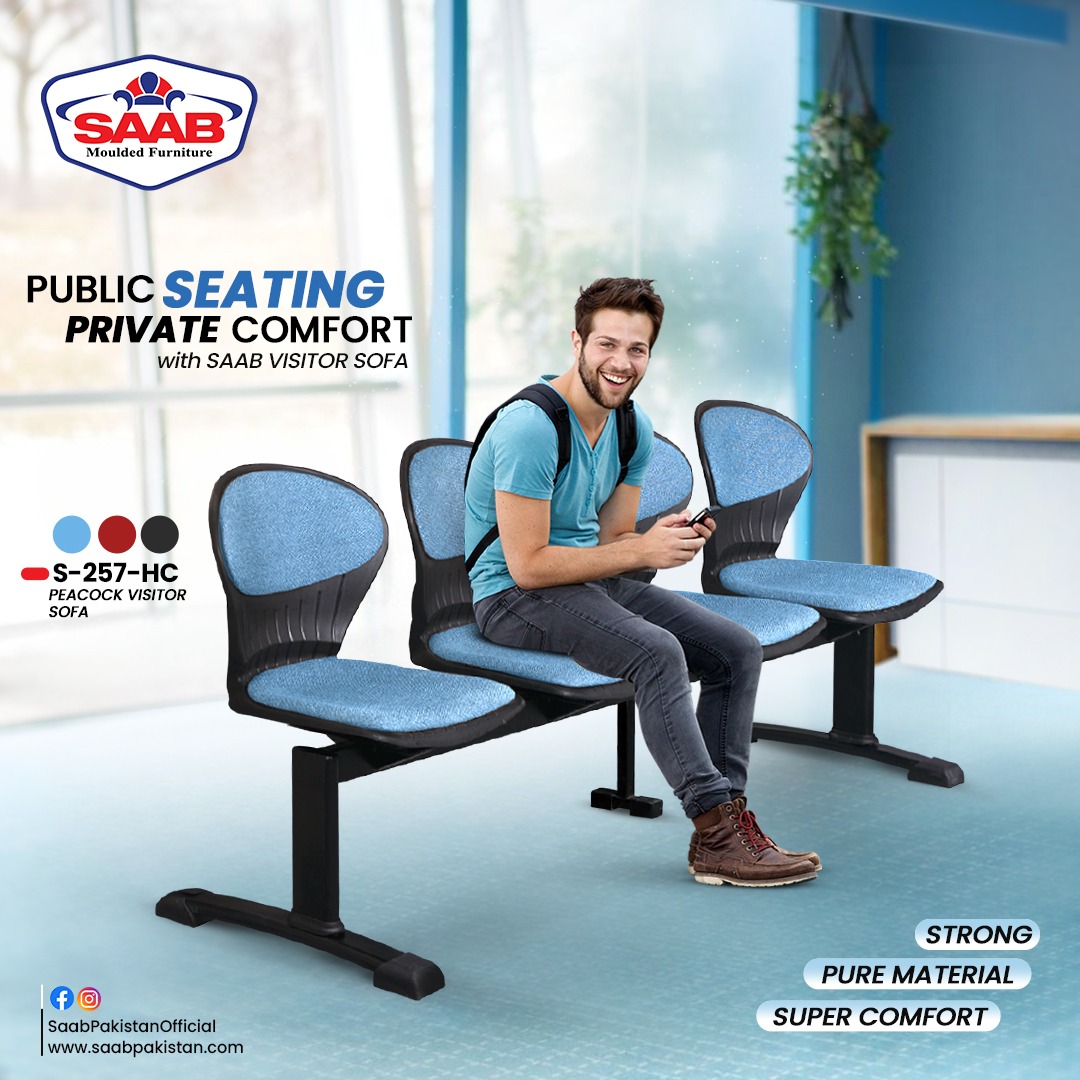 SAABPakistan's tweet image. Prioritise Public Comfort
Stay assured as now Saab takes over and ensures complete comfort for your clients. It’s the comfort that truly matters.
0330-7474061
🌎 saabpakistan.com
#saabgivescomfort #visitorSofa 
#studyChairs #studybecomefun