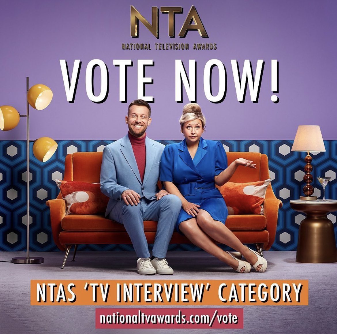 Your vote has helped to get The Chris & Rosie Ramsey Show SHORTLISTED for the NTA’s! 🎉💃🏼 #NTAs They’re up against Louis Theroux, Piers Morgan & Graham Norton, but the SMA fans always come through, so let’s get voting! Here’s the link to vote: nationaltvawards.com/vote/category/…