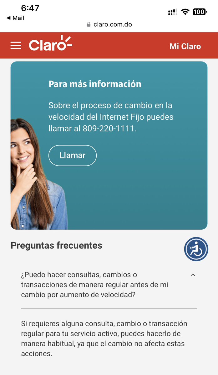 Armando1588's tweet photo. @JuanIsidro @ClaroRDServicio Pero de acuerdo a la información que tienen en su página, supuestamente no afectaría realizar algún cambio. https://t.co/MpUmCllYdb