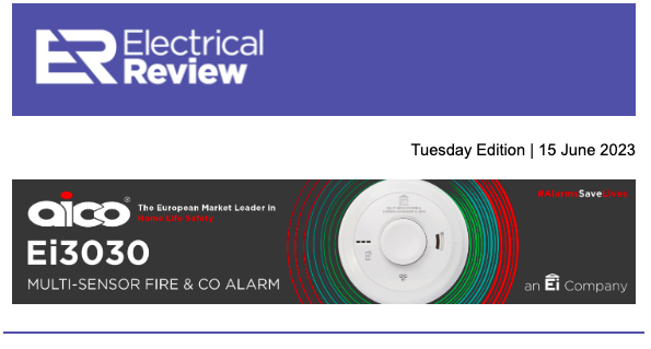elecreviewmag's tweet photo. Today's newsletter discusses #Cornwall being set to be inundated with #electric vehicles over the summer months &amp; introducing the newest innovation in #Multi-Sensor alarms from @Aico_Limited, the #Ei3030. Read more here: https://t.co/xmgOqOL1h5
#ECA #EnAppSys #Megger #Siemens https://t.co/uMKHecUZm7