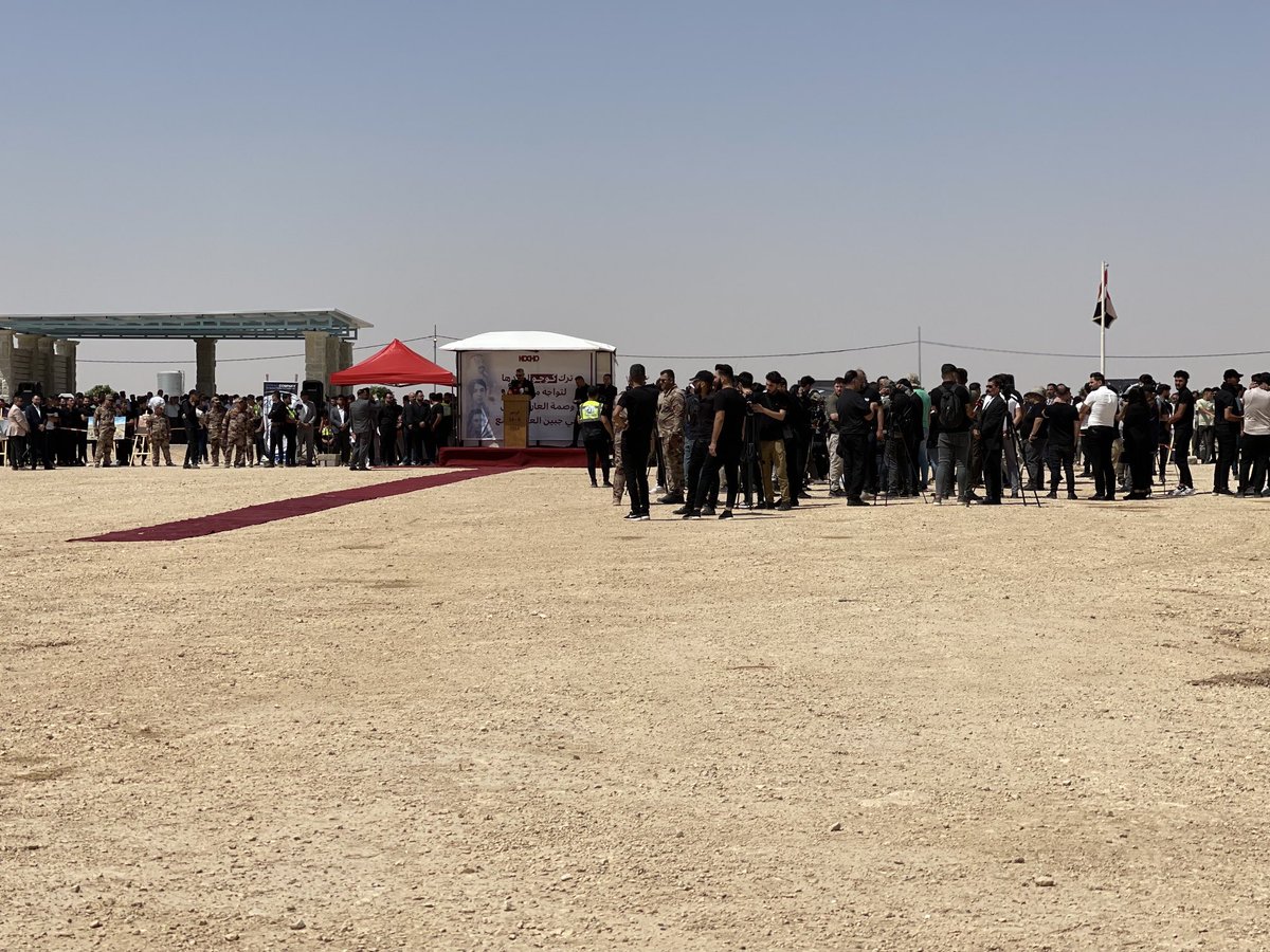 In #sinjar commemorating the massacre  in Kocho village that committed by #isis in 2014.