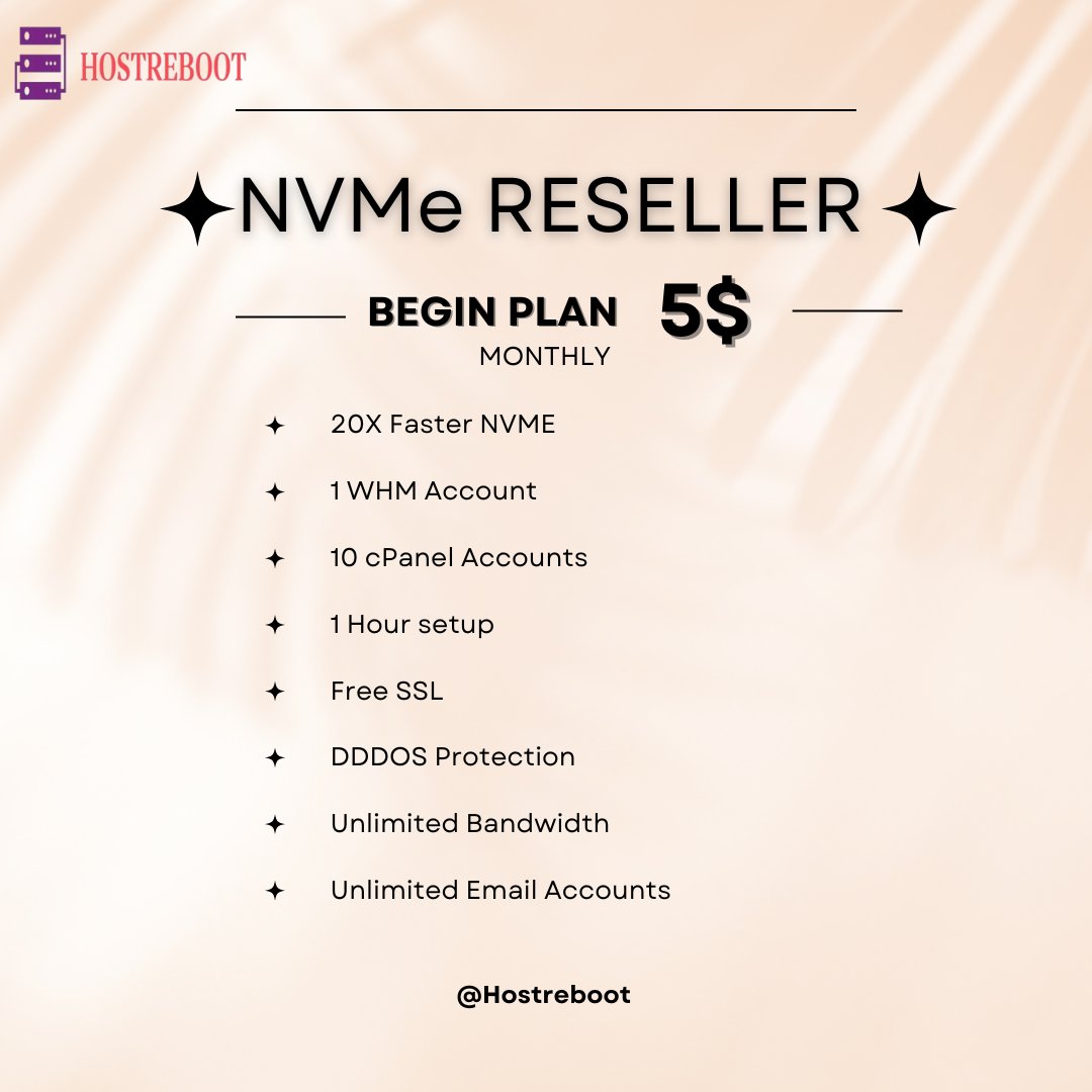 Hostreboot Web Services tweet media