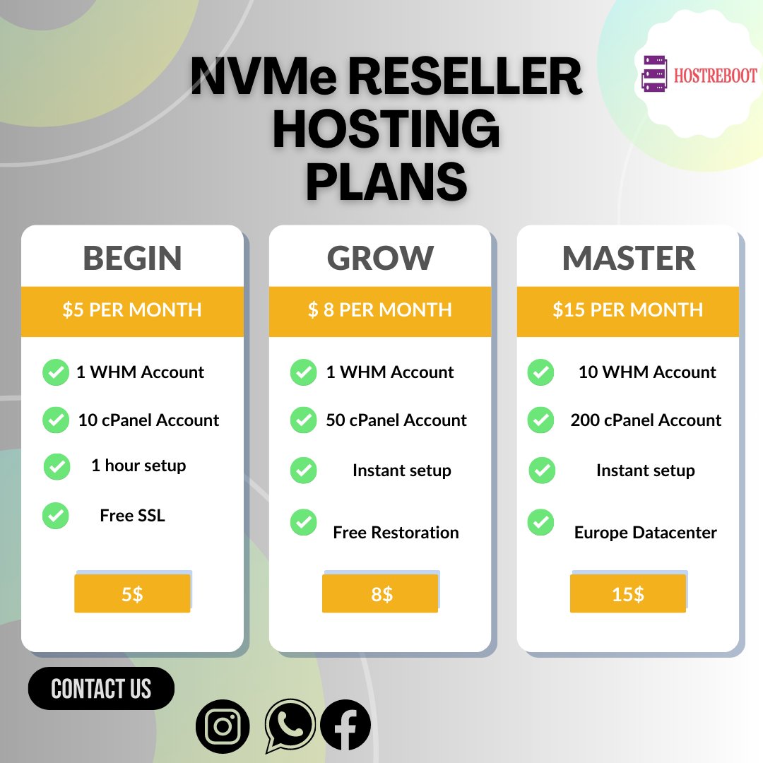 Hostreboot Web Services tweet media