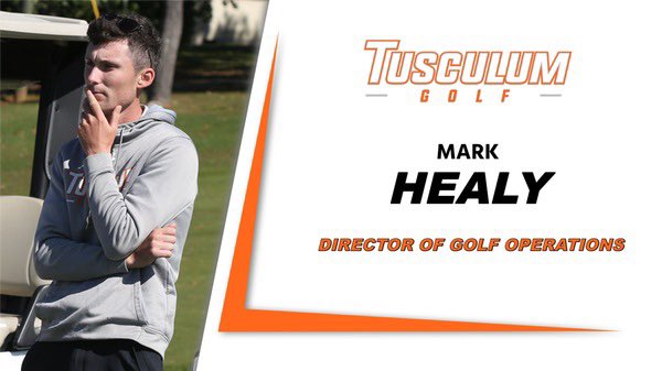 TusculumSports's tweet photo. Congrats to Mark Healy for being promoted to @TusculumGolf Director of Golf Operations #PioneerUP
Full Story: https://t.co/5z5LCQIzdy https://t.co/IsrTv5HsTJ