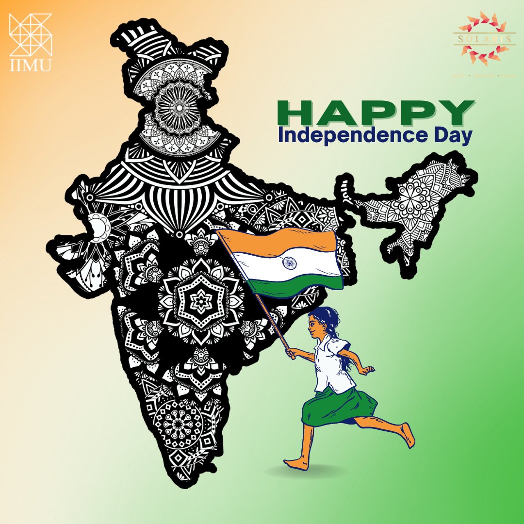 SolarisIIMU's tweet photo. Wishing you all a very happy 77th Indian Independence Day while fondly remembering all the heroes who shed their sweat and blood for our beloved nation.

#15thAugust #IndependenceDay #JaiHind #IIMUdaipur #UnstoppablewithIIMU #Solaris #Solaris23 https://t.co/xgrfl1joP4