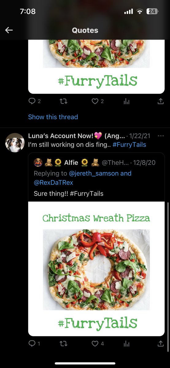 Luna’s Account Now!💖 (Angel Rex)🐶 tweet media