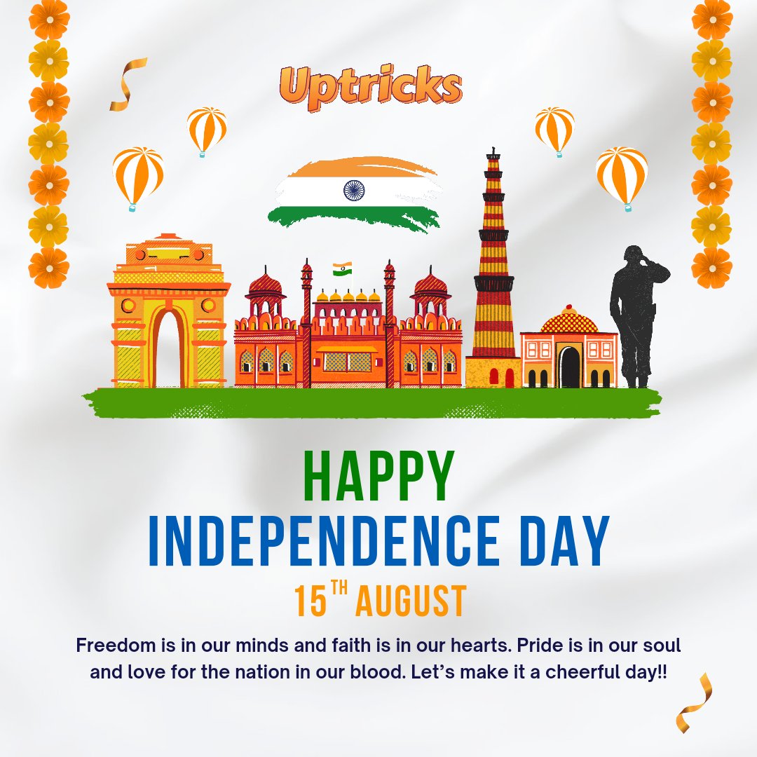 uptricksservi's tweet photo. Happy independence day https://t.co/ywqbtL6xCs