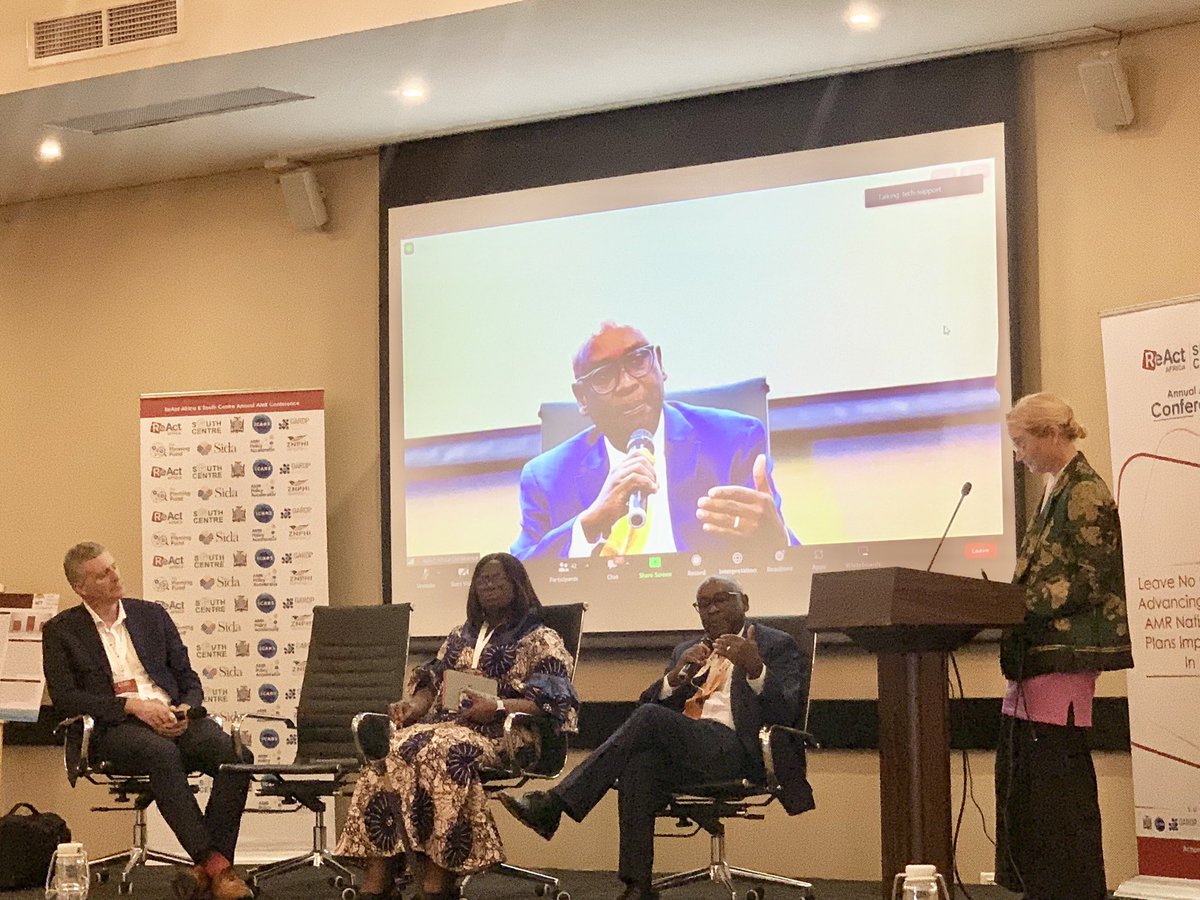 ReActAfrica_RAN's tweet photo. ๐๏ธIn this session, weโve gone into detail on funding NAPs in Africa. Moderated by @MirfinM and @ansjobom weโve had presentations/a panel discussion from;
๐ฌProfessor @SouthAfricanASP
๐ฌDr @maglutt1
๐ฌ @FlemingFund
#LeaveNoOneBehind #AdvancingOneHealth
#AntimicrobialResistance https://t.co/KllHgMshAo
