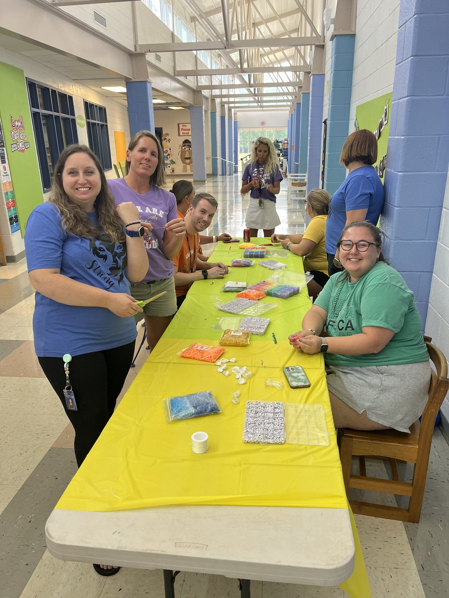 Dr. Courtney Jones (@principalcej) on Twitter photo Keepinβ It R.E.A.L. (Relationships, Expectations, Attitude, & Leadership) <a href="/GrangeHallES/">GrangeHallES</a> w/ a focus on βRelationshipsβ for day 1 - faculty lunch, new staff house sorting, friendship bracelets & more. #ghesproud #oneccps Keepinβ It R.E.A.L. (Relationships, Expectations, Attitude, & Leadership) <a href="/GrangeHallES/">GrangeHallES</a> w/ a focus on βRelationshipsβ for day 1 - faculty lunch, new staff house sorting, friendship bracelets & more. #ghesproud #oneccps