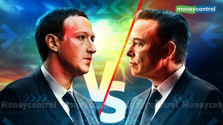 Elon Musk and Mark Zuckerberg- 2 of the biggest tech titans on the planet. Revolutionising entire Space Tech, E-vehicles and AI, they are at the forefront of technological innovation. Here's everything you need to know about their epic feud- #MuskvsZuck 
1/n