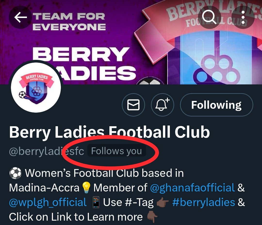 My Tuesday couldn't have gotten any better. 🎉🎉💯

One of the Top 4 @wplgh_official teams in Ghana has joined the ever growing family.

So honored to be on your radar @berryladiesfc 🙏🏽

#berryladies