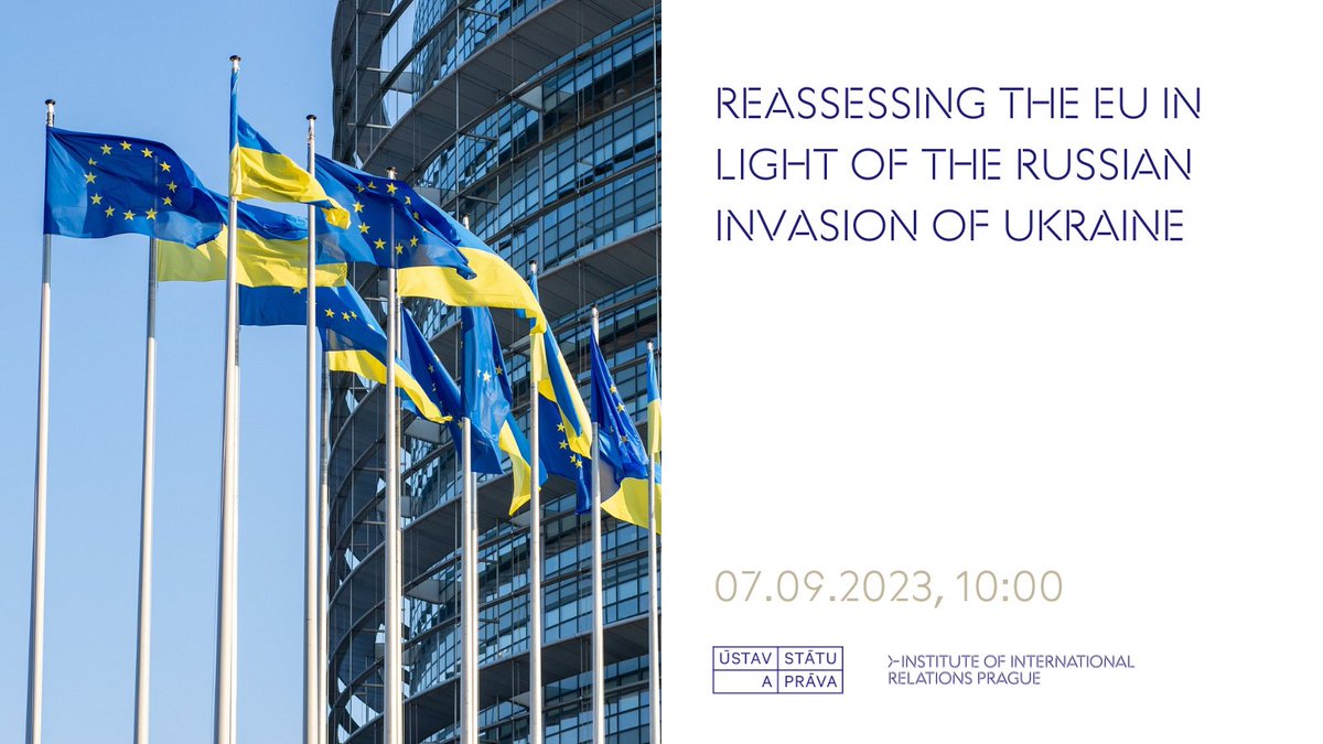 ❗️Call for papers We are delighted to invite you to a workshop on the impacts of the Russian invasion of Ukraine on the #EU. Send your abstract and bio to @PetrAgha at petr.agha@centrum.cz. The submission deadline is August 20th.