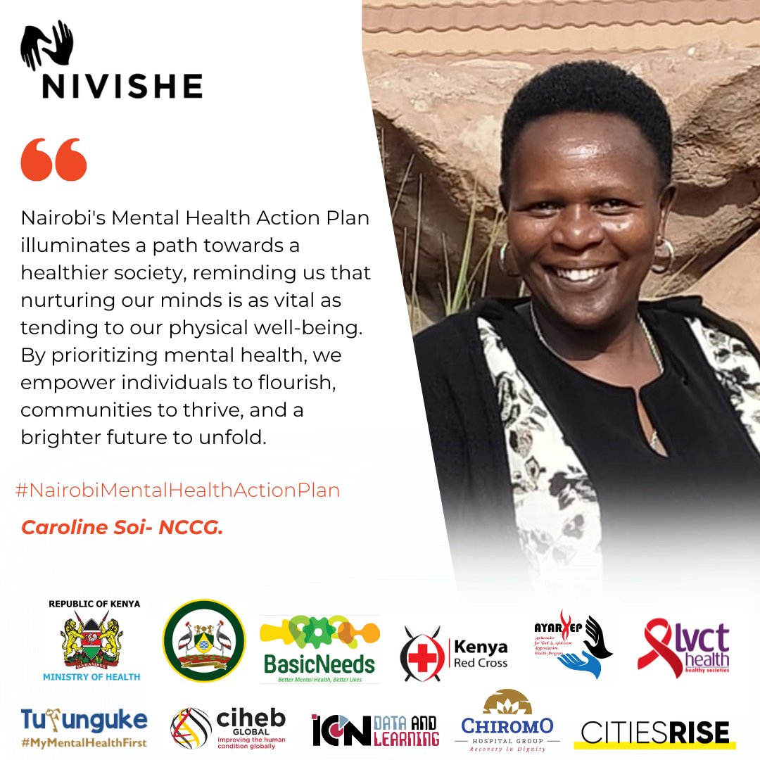 Uniting stakeholders for Nairobi's Mental Health Action Plan #NairobiMentalHealthActionPlan #nivishefoundation Plan International Kenya  African Population and Health Research Center @ChildFundKenya @one2one @NairobiCityGov @AYARHEP_KENYA ICON Data and Learning Labs