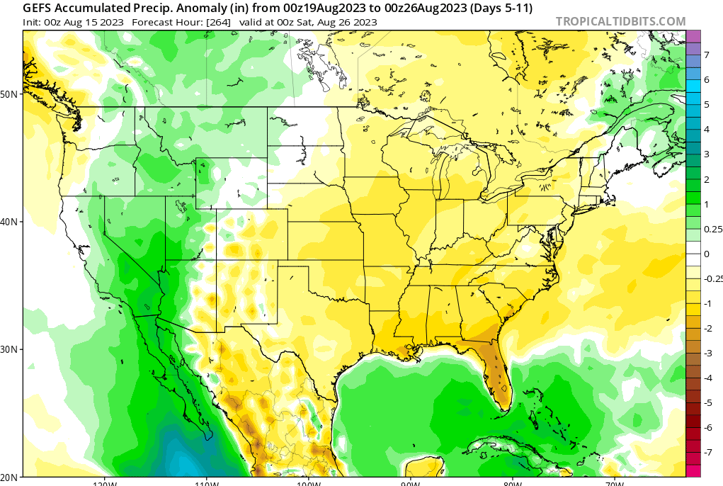 Confidence growing in a push of tropical monsoon moisture for the Desert Southwest. Timing will be late this week into early next week.

I'll keep you updated. #utwx  ☀️⛈️