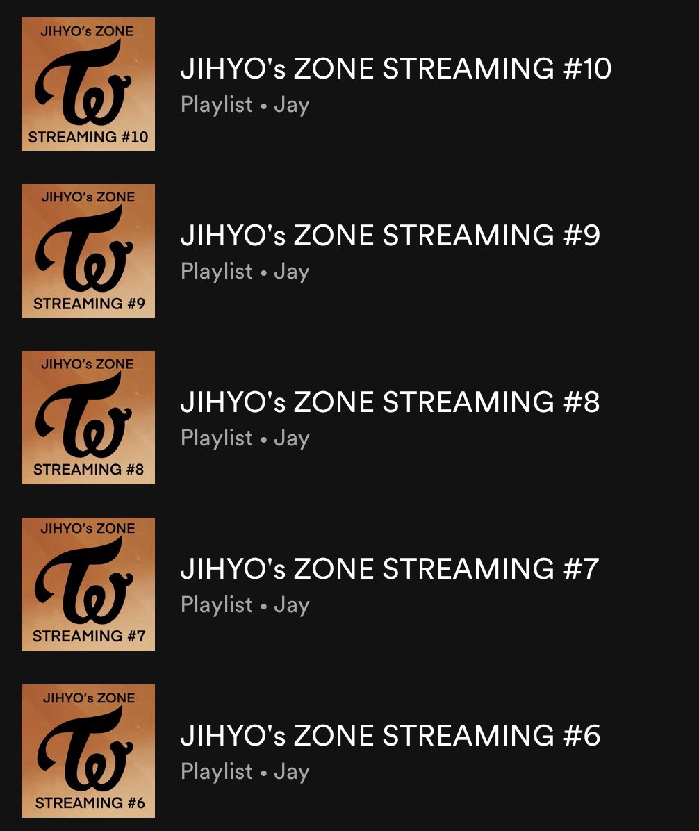 sattzuu's tweet photo. [ JIHYO’s ZONE SPOTIFY PLAYLISTS ] 

2nd reminder incoming :D

ONCE, if you haven’t already go and PRE-SAVE my JIHYO ZONE streaming playlists on my SPOTIFY profile! 

Playlists will be available on release of ZONE ���

🔗 https://t.co/FVSwv008K4 https://t.co/P2s4rqvE5B