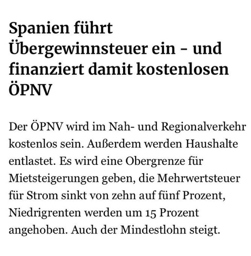 In Spanien und Italien werden Übergewinne versteuert, die Erlöse werden sozialgerecht verteilt, 🇩🇪 versperrt sich weil #Lindner #fdpschadetunsAllen die fossile Industrie immer noch unterstützt 
#übergewinnsteuer jetzt
#EndFossilFuels