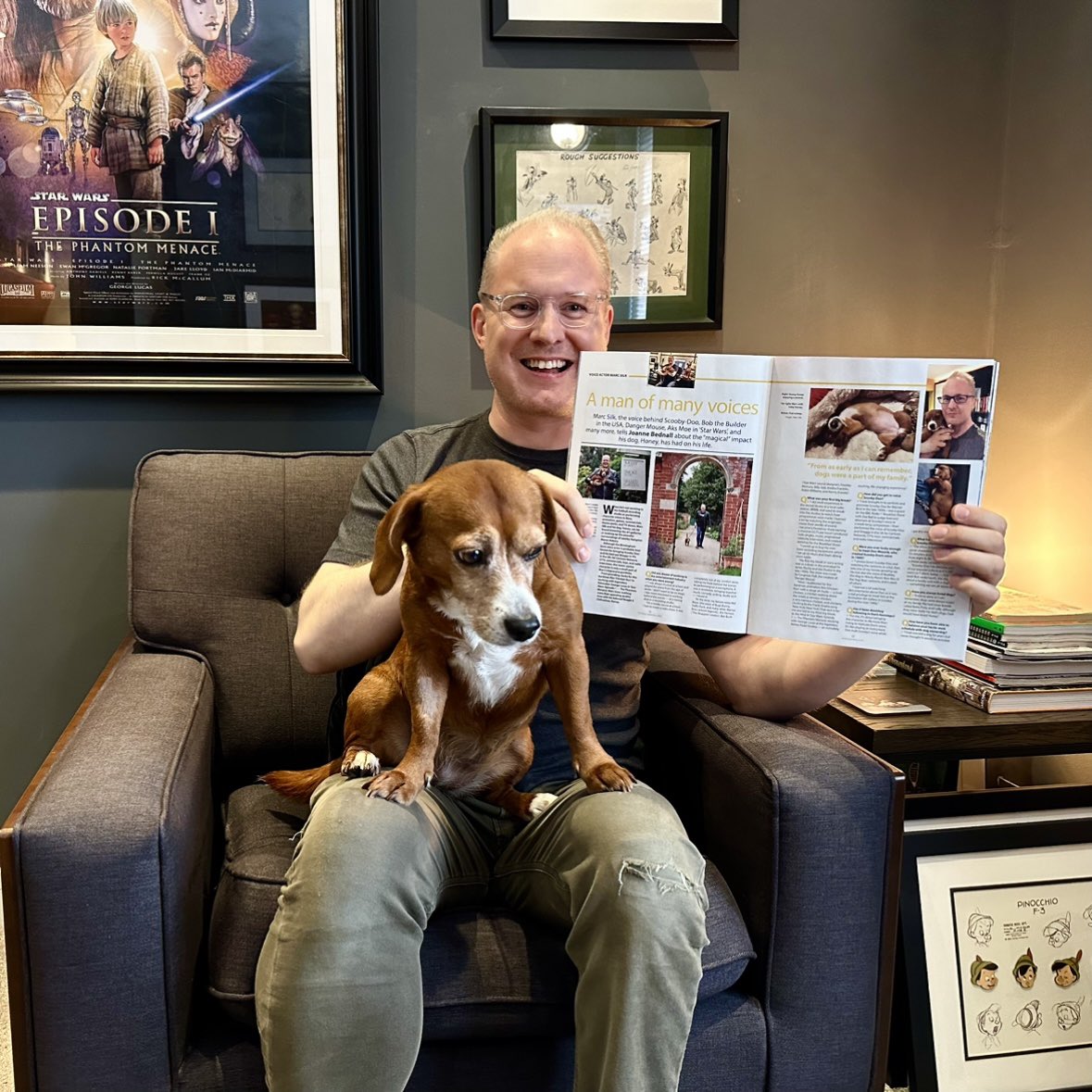 marcsilk's tweet photo. We made it to Your Dog magazine!
Thereβs a fantastic feature about Honey - and our lives; in and out of the studio.
#Cheagle #Chihuahua #Beagle #dog #studio #voiceover #voiceactor https://t.co/5ACgd4wpBC