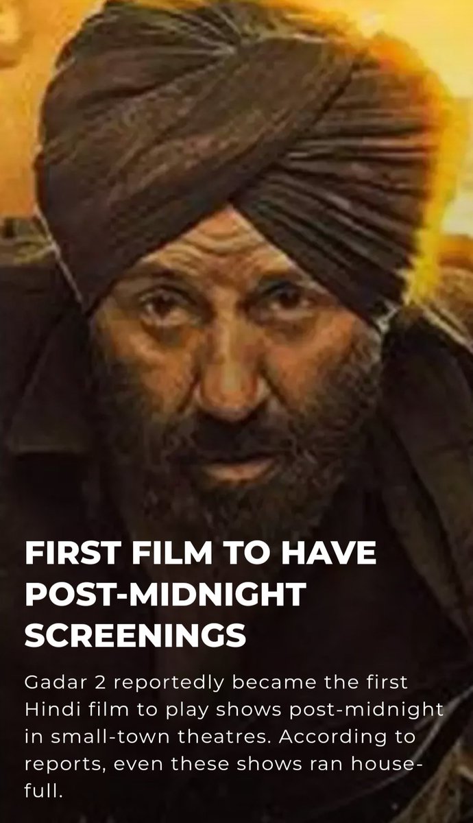 NittinOfficial's tweet photo. Dear Sarukh Fans... This is the tornado of #TaraSingh 
Post midnight is happening for the first time in hindi cinema and #Pathaan earned more than #Gadar2 😂 LMAO

Tell me a better joke please. #FakePathaan #SunnyDeol #SalmanKhan

#ShahRuhKhan https://t.co/Wt0Gw56PBM